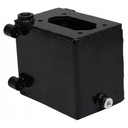 POMPA HYDRAULICZNA RĘCZNA DWUSTRONNA 25cm3 PRBD + ZBIORNIK 2L